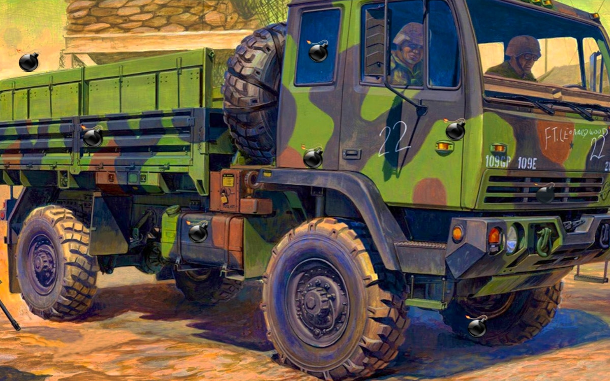 Army Trucks Hidden Objects