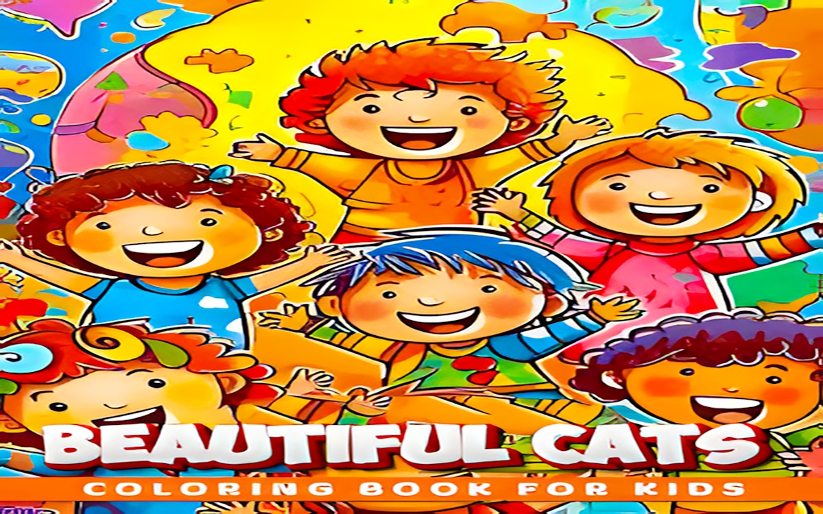 Beautiful Cats Coloring Book