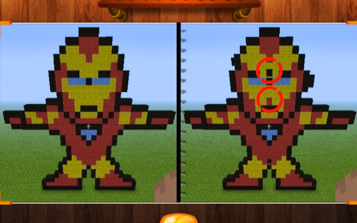 Block Craft Spot the Difference