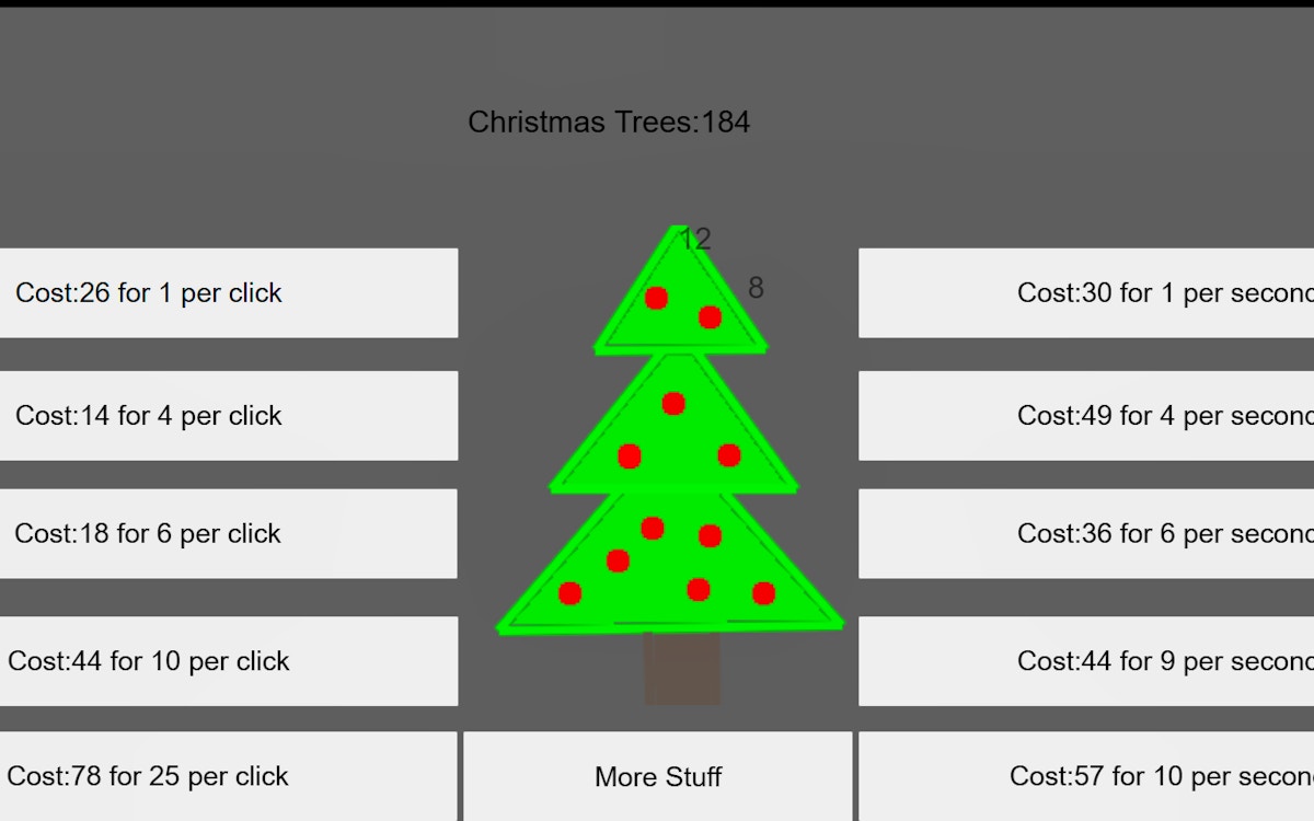 Christmas Tree Clicker