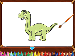 Cute Dinosaurs Coloring
