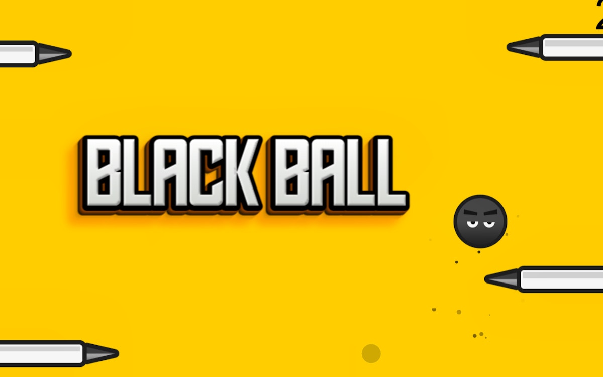 Falling Black Ball