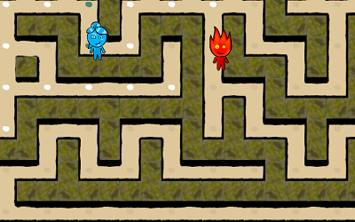 FireBoy and WaterGirl Maze