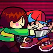 FNF Chara vs BF Knife Fight