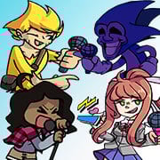 FNF: Copy-Cat but Everyone Takes turn Singing it