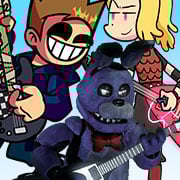 FNF Shut The Door But Everyone Sings It