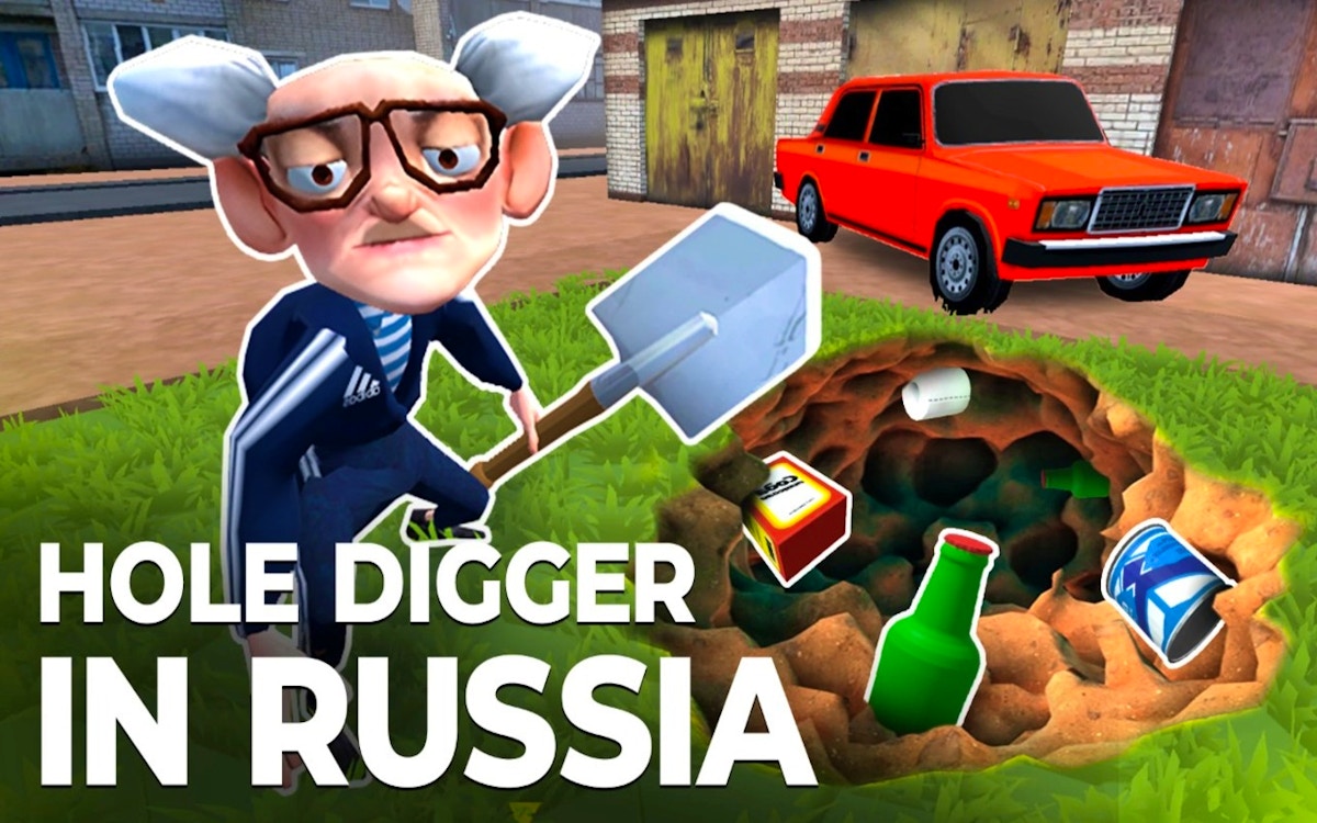 Hole Digger in Russia
