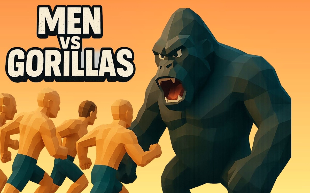 Men Vs Gorilla