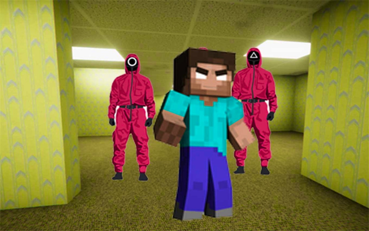Minecraft Backrooms Squid Game Escape