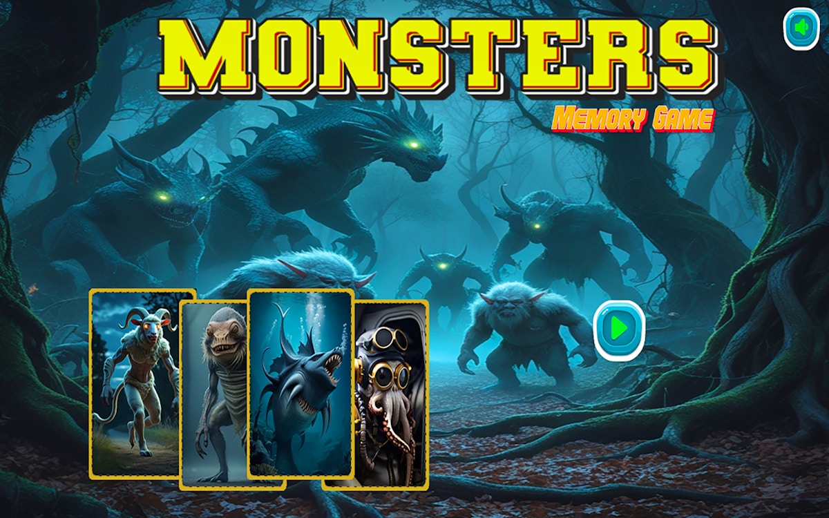 Monsters Memory Game