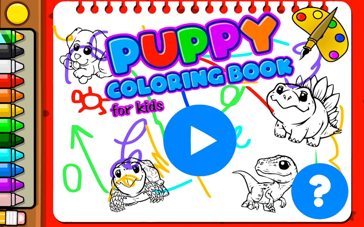 Puppy Coloring Book