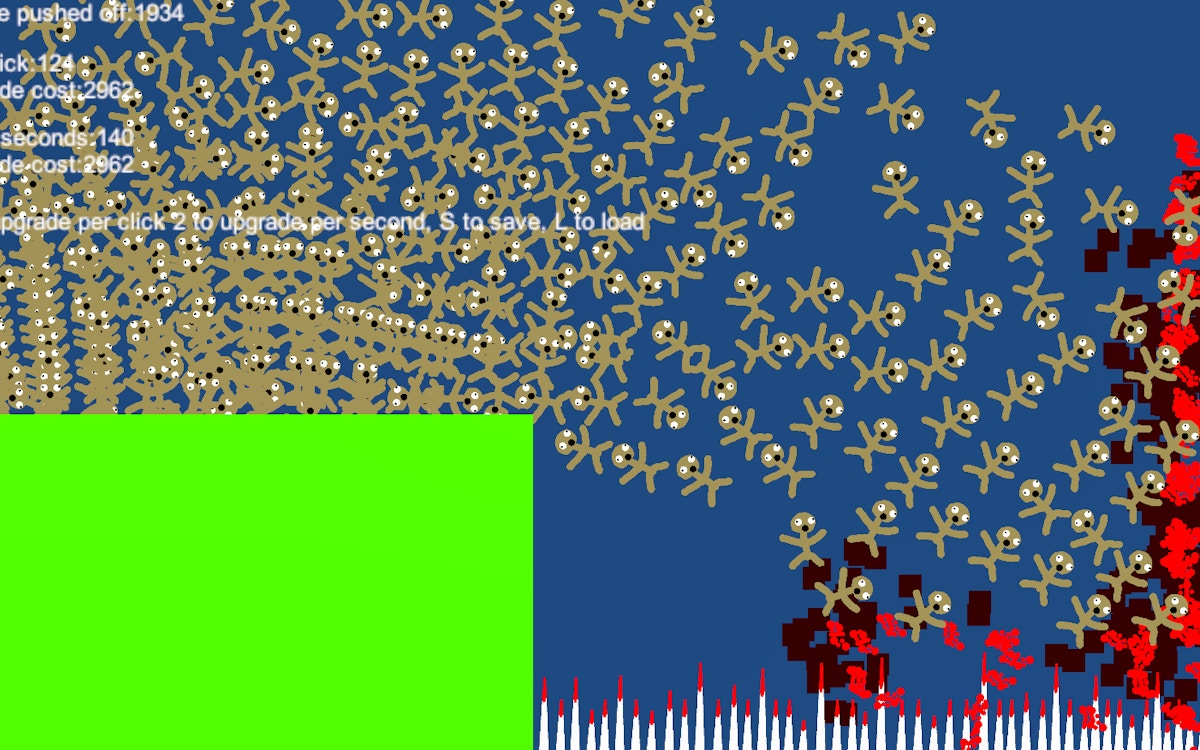 Push People Off a Cliff Clicker