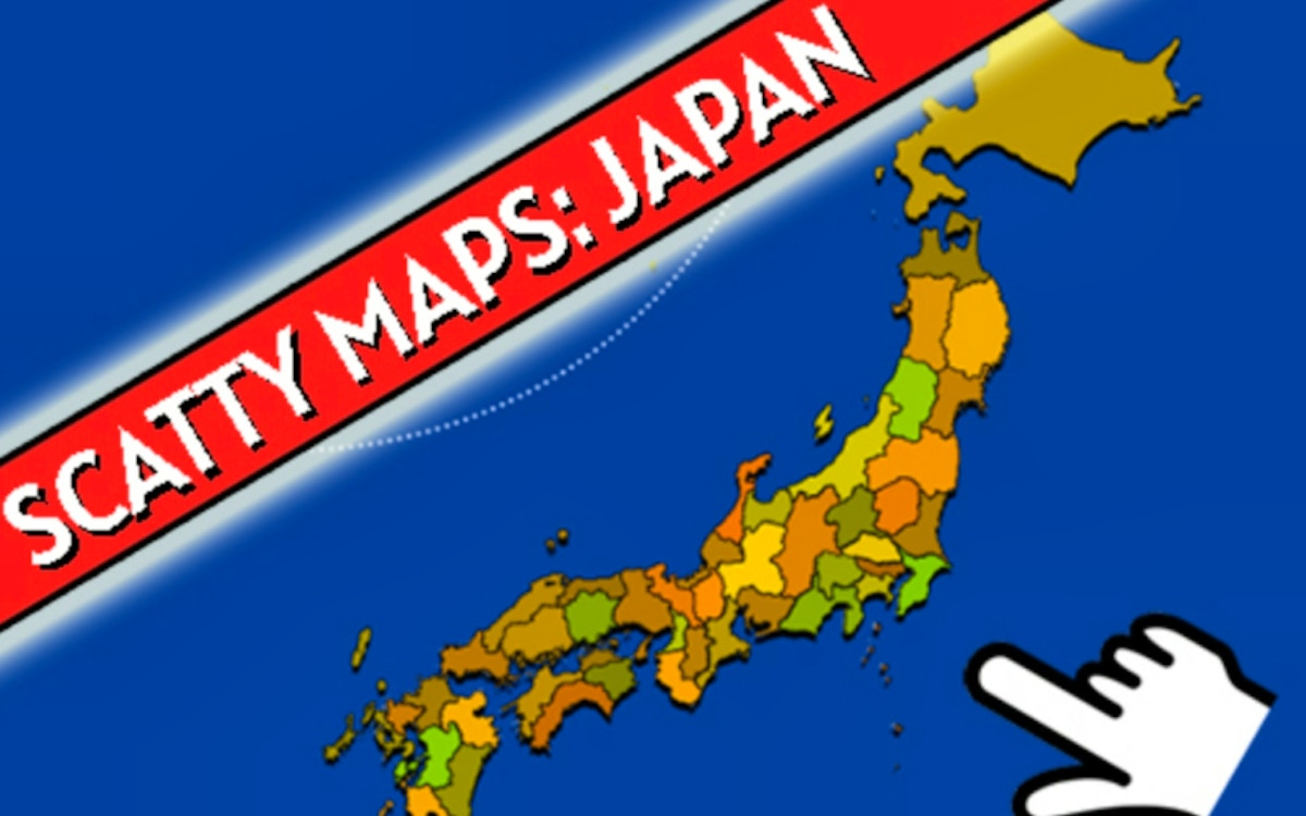 Scatty Maps Japan