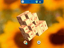 Tap 3D Wood Block Away